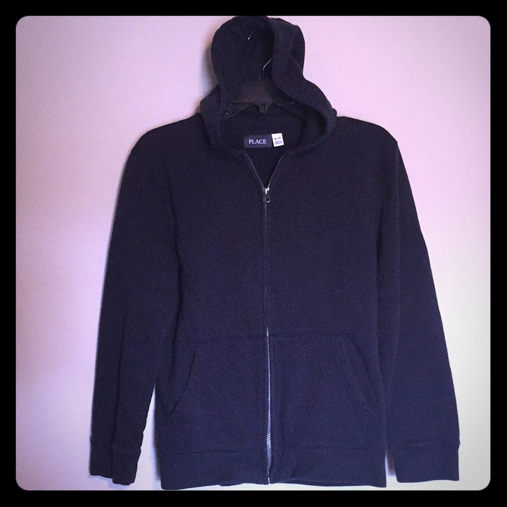 Child's Place Boys Uniform Zip Up Hoodie.